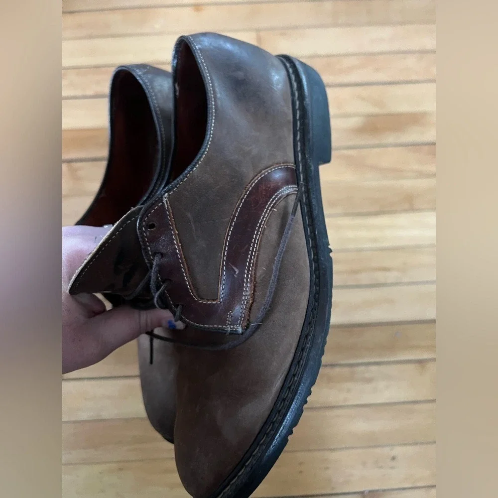 Allen Edmonds Berkshire‎ Welted Brown Leather Derby Comfort Shoes